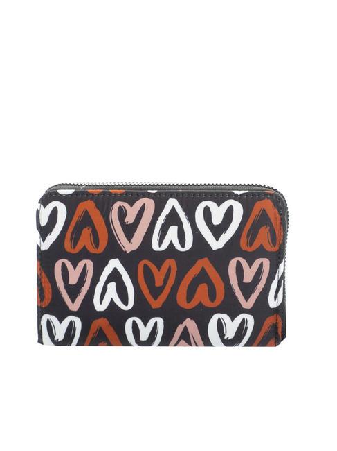 PRINT ALL OVER Cartera mediana con cremallera arte negro - Bolsas y accesorios  ni&ntilde;os