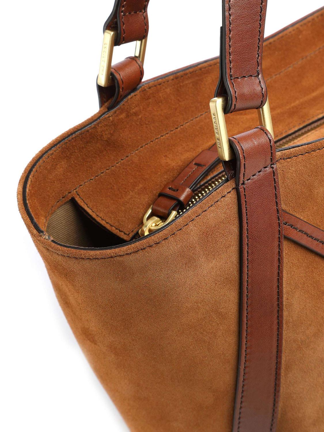 Bolso shopper piel 2025 marron