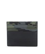 PLEIN SPORT CHICAGO Tarjetero de piel negro - Carteras Hombre - 3
