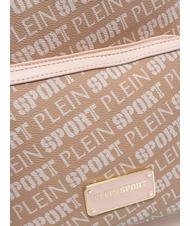 PLEIN SPORT RED HILL Mochila con logo textura gris pardo - Bolsos Mujer - 3