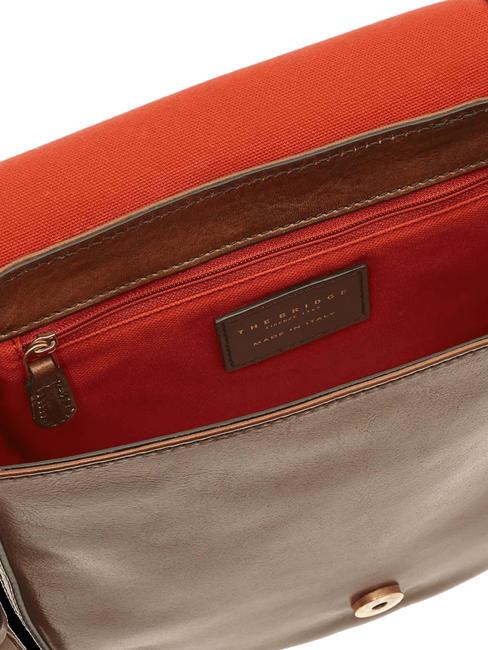 PEARLDISTRICT Bolso doble función en piel BROWN - Bolsos Mujer