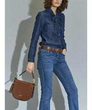 THE BRIDGE PEARLDISTRICT Bolso doble función en piel BROWN - Bolsos Mujer - 7