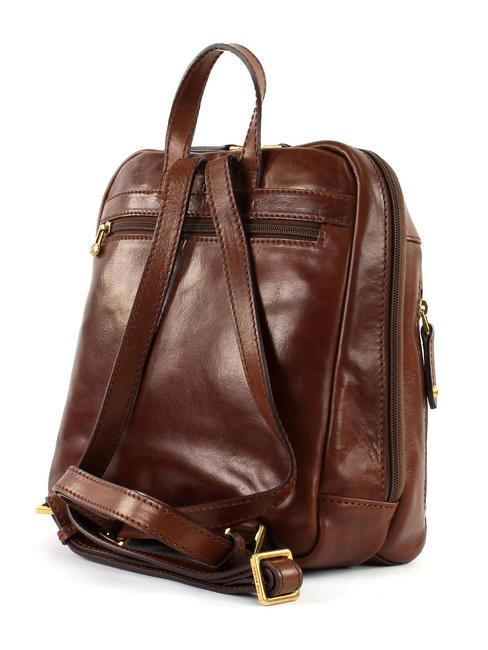 STORY DONNA Mochila de cuero BROWN - Bolsos Mujer