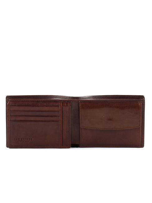 STORY UOMO Cartera de piel con solapa y monedas BROWN - Carteras Mujer