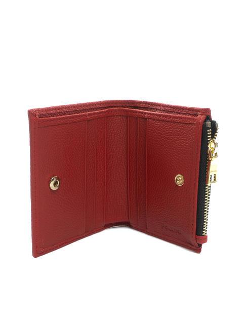 HERITAGE Cartera compacta laca negra - Carteras Mujer