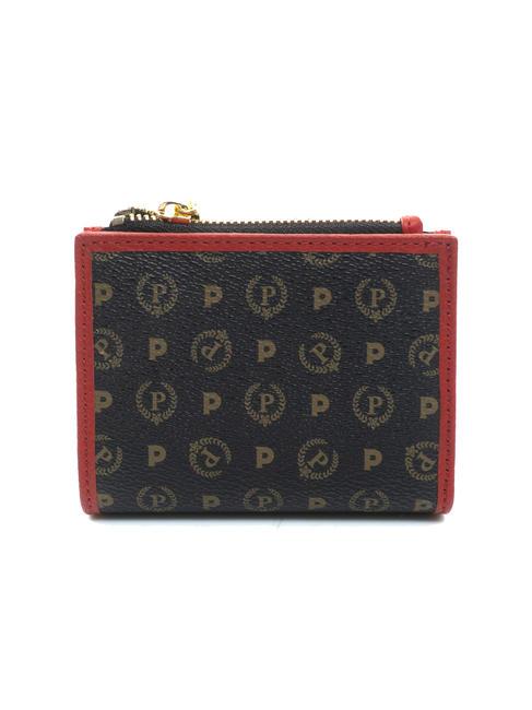 HERITAGE Cartera compacta laca negra - Carteras Mujer