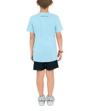TRUSSARDI KUNIP Conjunto camiseta y bermudas azul celeste - Ch&aacute;ndales para ni&ntilde;os - 3