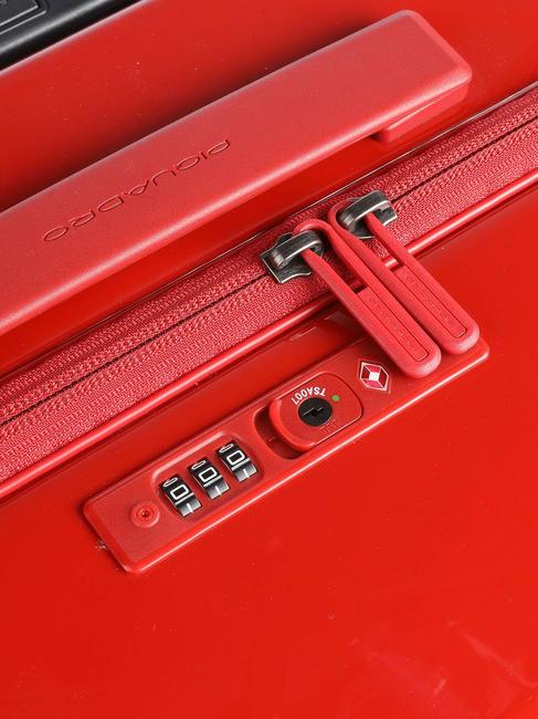 PQ-LIGHT Trolley ultrafino grande ROJO - Trolley Rígidos