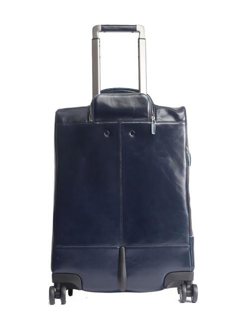 BLUE SQUARE Trolley para equipaje de mano de piel, soporte para PC de 15,6" azul - Equipaje de mano