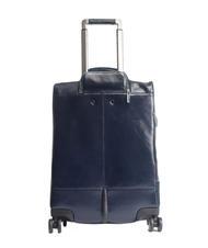 PIQUADRO BLUE SQUARE Trolley para equipaje de mano de piel, soporte para PC de 15,6" azul - Equipaje de mano - 5
