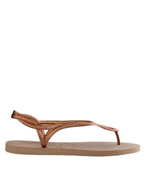 Chanclas LUNA rosegold rosegold - Zapatos Mujer