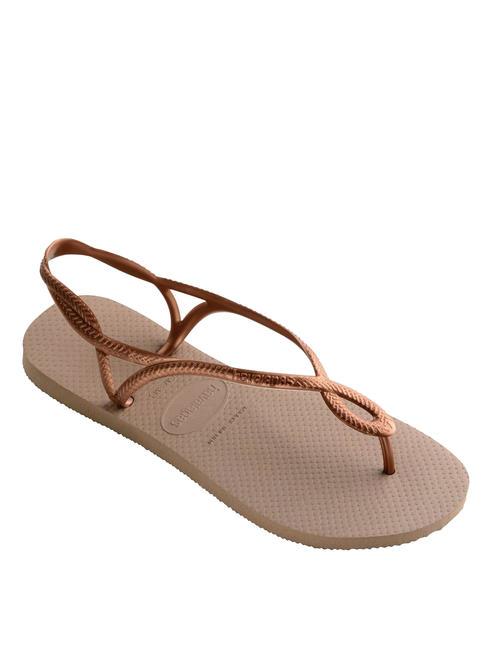 Chanclas LUNA rosegold rosegold - Zapatos Mujer