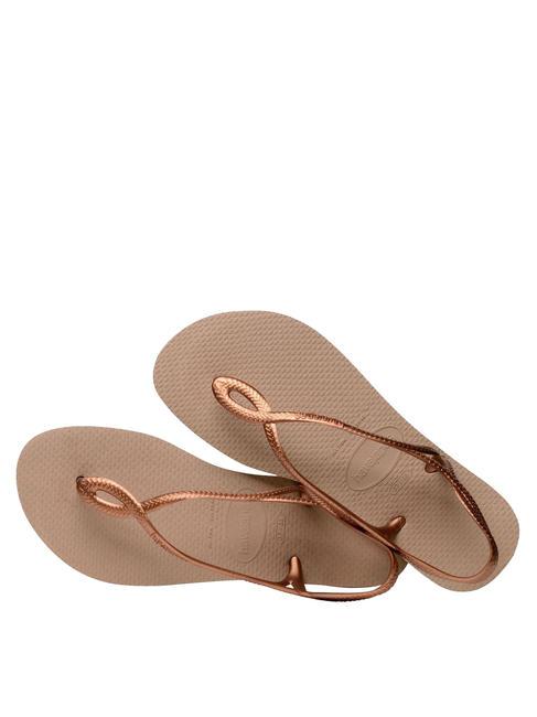 Chanclas LUNA rosegold rosegold - Zapatos Mujer