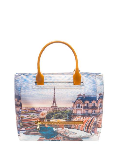 YESBAG  Bolso de mano, con bandolera, all over print vista de parís - Bolsos Mujer