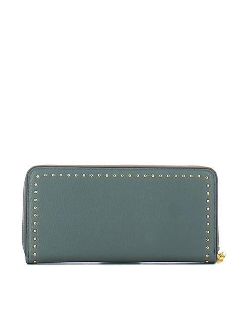 GIOVANNA Cartera con cremallera alrededor verde azulado - Carteras Mujer