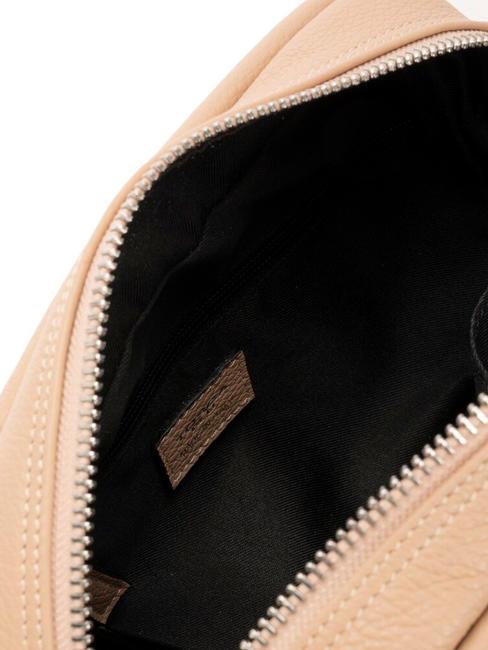 BEIRUT Bolso bandolera en piel POLVO - Bolsos Mujer