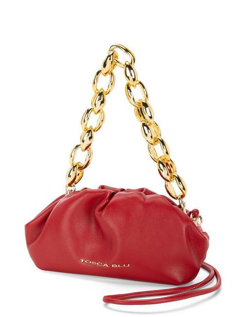 DUBAI Bolso de mano con asa de cadena rojo oscuro - Bolsos Mujer