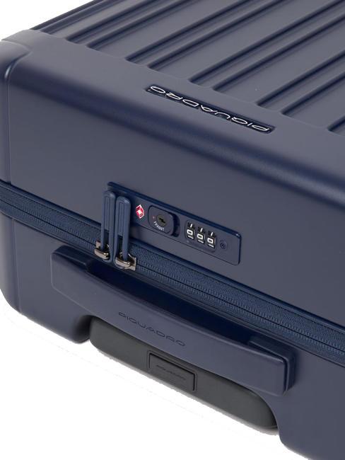 PQ-LIGHT Trolley de cabina ultrafino azul - Equipaje de mano