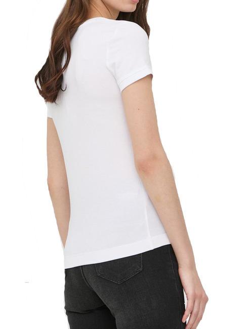 MINI TRIANGLE Camiseta slim fit purwhite - camiseta