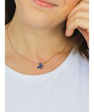 AMEN FARFALLE Collar con circonitas azules - Collares