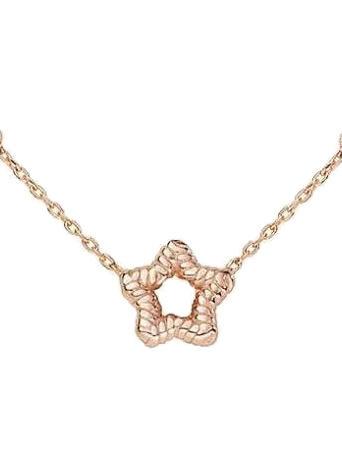 COCCOLE Collar de plata con estrella Rosa - Collares