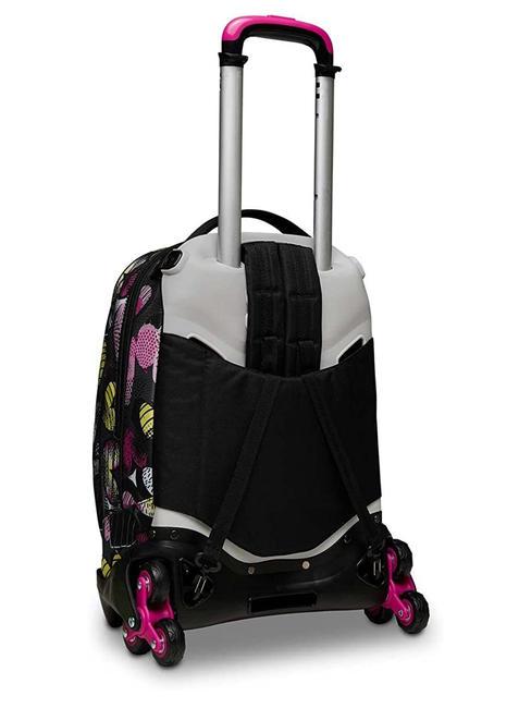 JACK KIDDIE CRUSH Mochila trolley desmontable 3 en 1, con ruedas triples IBIS ROSE - Mochilas con ruedas