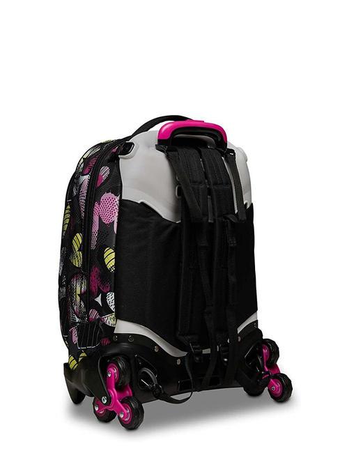 JACK KIDDIE CRUSH Mochila trolley desmontable 3 en 1, con ruedas triples IBIS ROSE - Mochilas con ruedas