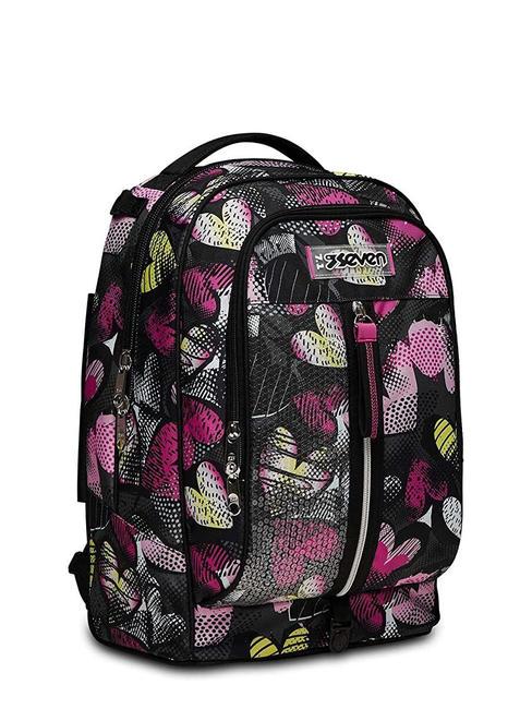 JACK KIDDIE CRUSH Mochila trolley desmontable 3 en 1, con ruedas triples IBIS ROSE - Mochilas con ruedas