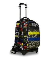 SEVEN JACK FLUO BELTS Mochila trolley 3 en 1, desmontable camuflaje verde - Mochilas con ruedas - 2