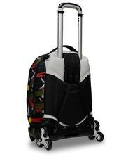 SEVEN JACK FLUO BELTS Mochila trolley 3 en 1, desmontable camuflaje verde - Mochilas con ruedas - 3