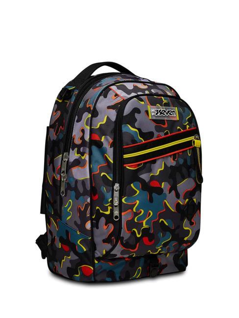 JACK DYE ON Mochila con trolley desmontable naranja roja - Mochilas con ruedas