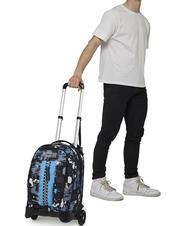 SEVEN JACK COLOURJET Mochila trolley 3 en 1, desmontable azur - Mochilas con ruedas - 7