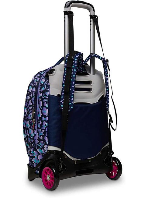JACK ZIPLY Mochila Trolley Desmontable Violeta - Mochilas con ruedas