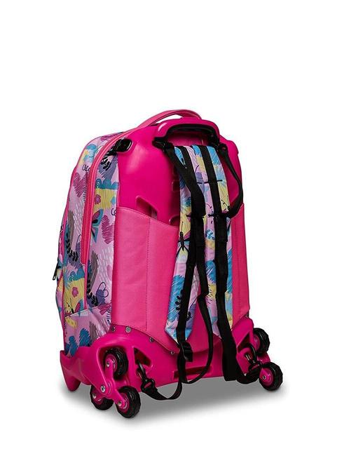 CLACK IT GIRL JACK Mochila con trolley desmontable agua de mar - Mochilas con ruedas