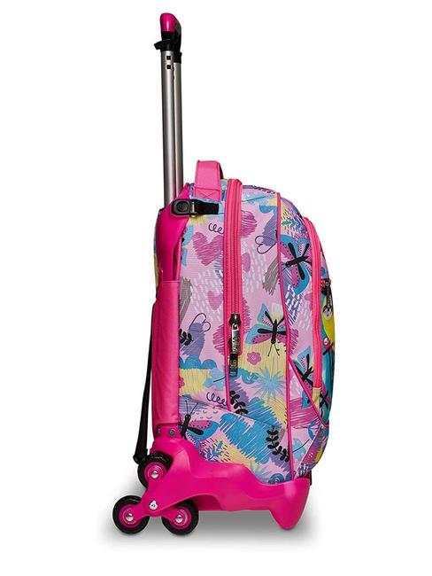 CLACK IT GIRL JACK Mochila con trolley desmontable agua de mar - Mochilas con ruedas