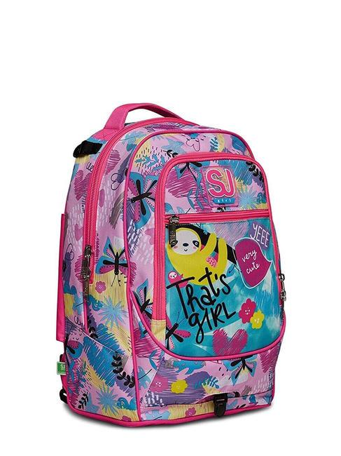 CLACK IT GIRL JACK Mochila con trolley desmontable agua de mar - Mochilas con ruedas