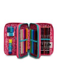 SJGANG COLOR Estuche con kit escolar completo flor de cactus - Estuches y Accesorios - 2