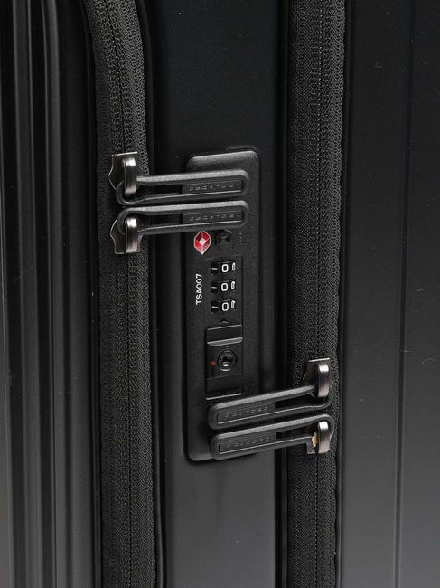 PQ-LIGHT Carro para equipaje de mano fast-check negro mate - Equipaje de mano