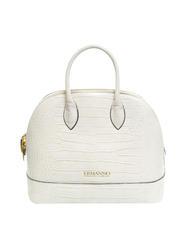 ERMANNO SCERVINO NEVE Bolso estilo Bugatti con estampado de cocodrilo blanco - Bolsos Mujer - 4