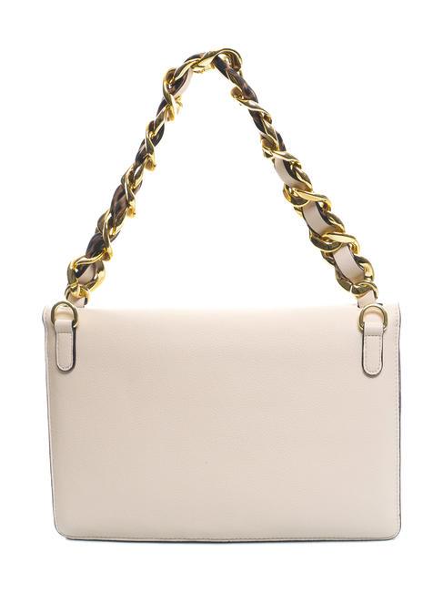 MAVIS Bolso bandolera con solapa crema - Bolsos Mujer