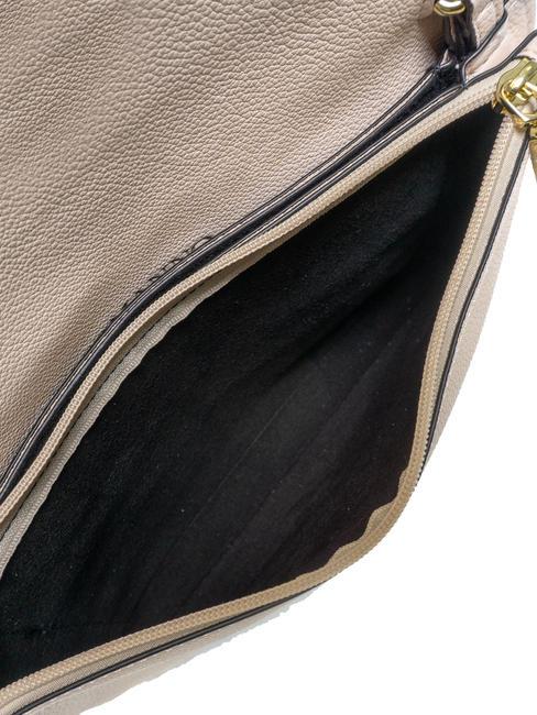 MAVIS Bolso bandolera con solapa crema - Bolsos Mujer