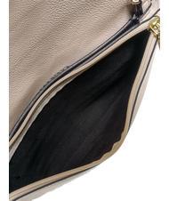 ERMANNO SCERVINO MAVIS Bolso bandolera con solapa crema - Bolsos Mujer - 4