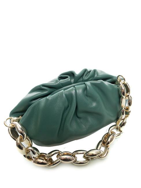 DUBAI Bolso de mano con asa de cadena verde - Bolsos Mujer