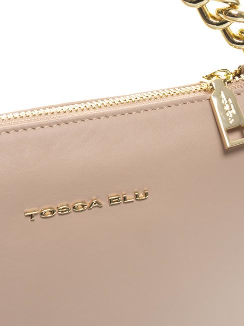 MILANO Bolso de piel con tachuelas POLVO - Bolsos Mujer
