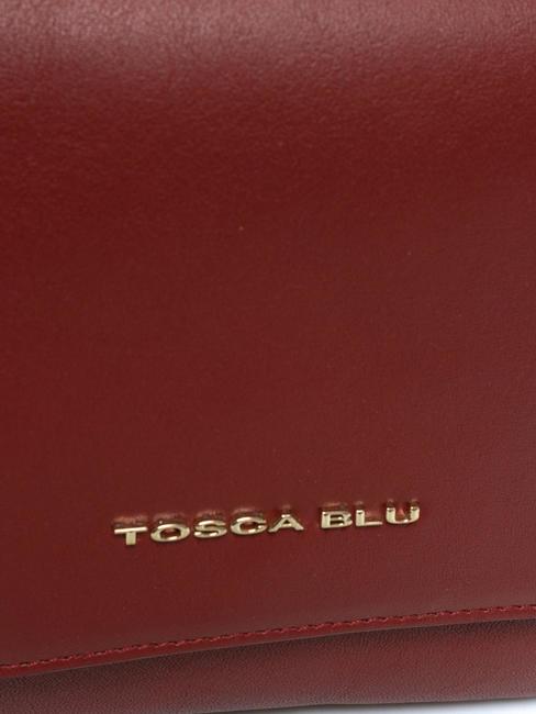 MILANO Bolso bandolera con asa de cadena rojo oscuro - Bolsos Mujer