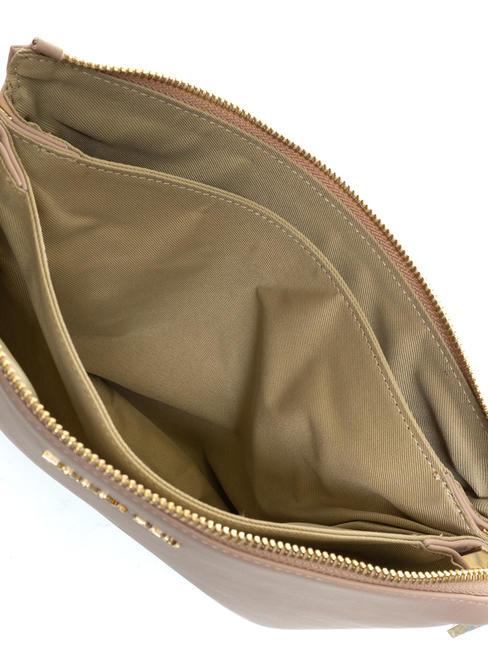 MILANO Bolso de piel con bandolera POLVO - Bolsos Mujer