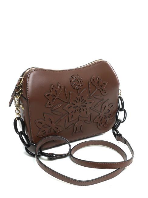 OLANDA Bolso bandolera bordado BROWN - Bolsos Mujer