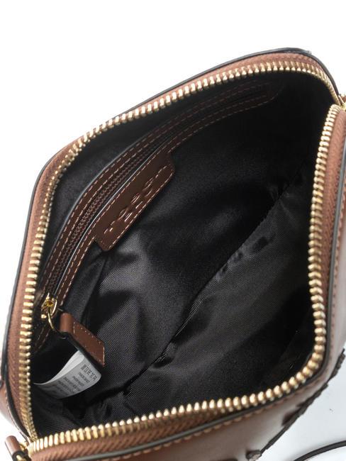 OLANDA Bolso bandolera bordado BROWN - Bolsos Mujer