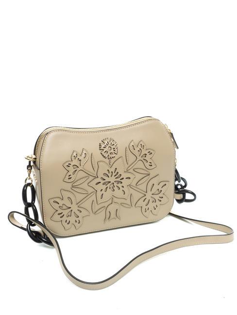 OLANDA Bolso bandolera bordado BEIGE - Bolsos Mujer