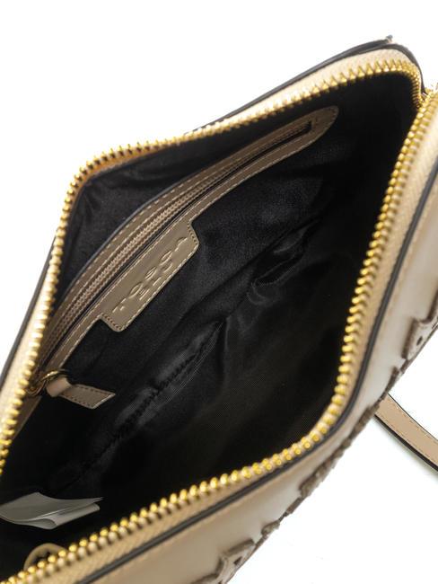 OLANDA Bolso bandolera bordado BEIGE - Bolsos Mujer